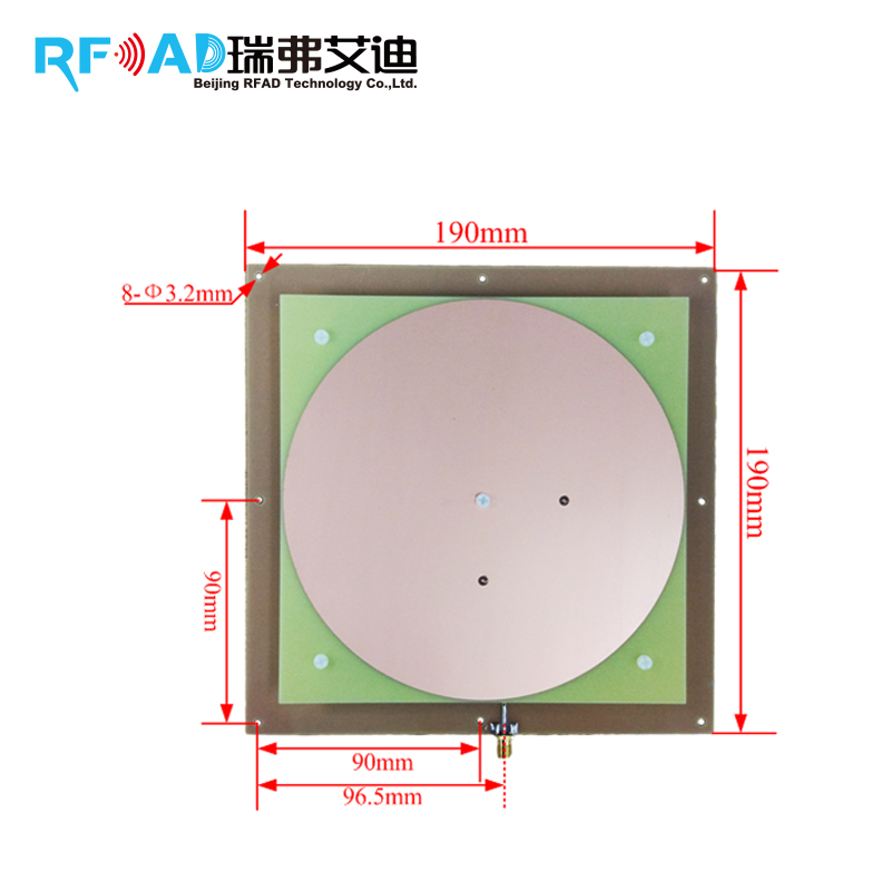 8dBi 圆极化天线(190 圆盘OSP)_>超高频智能柜天线_超高频天线_ 